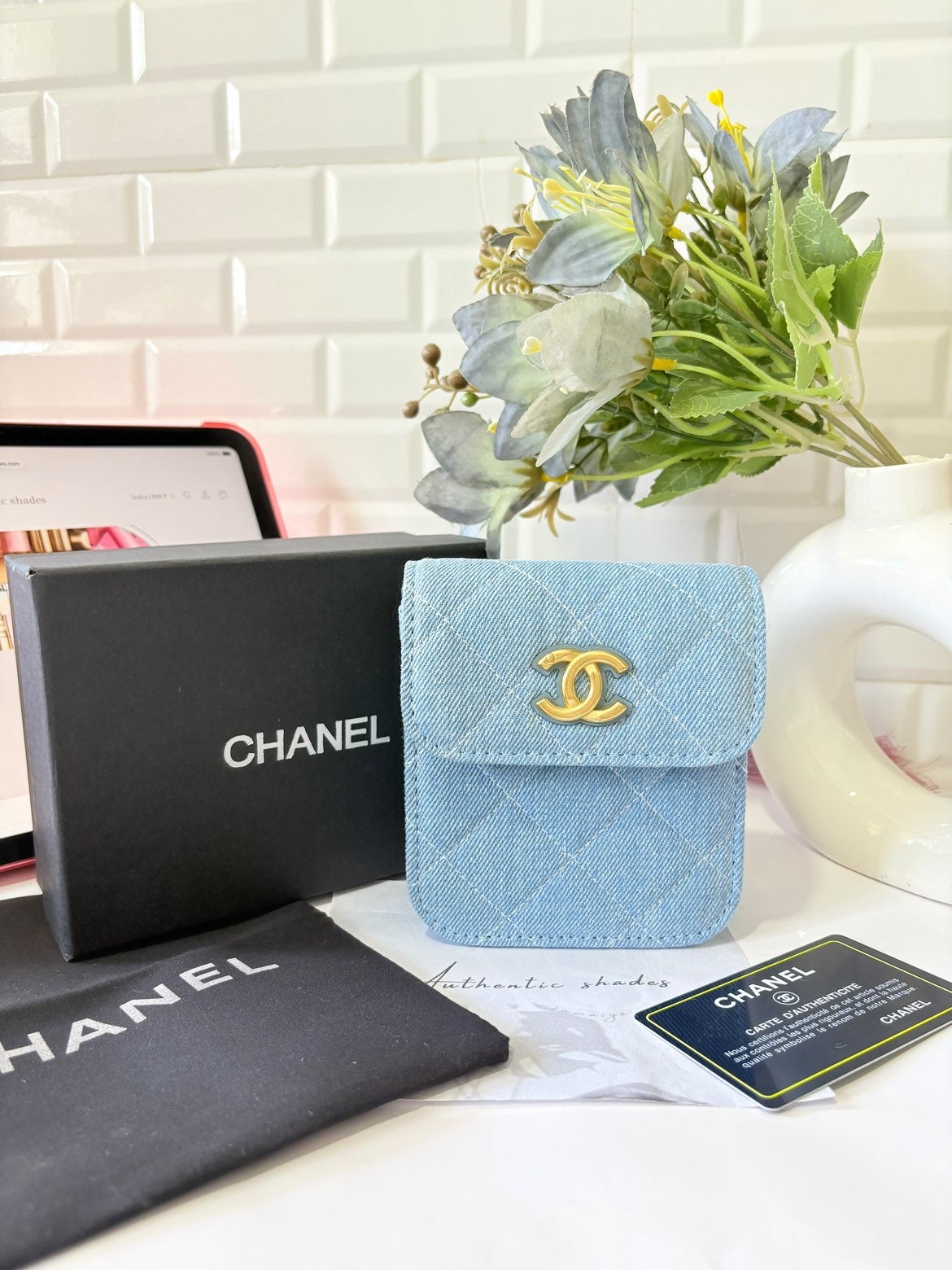 Chanel Denim Crossbody Bag