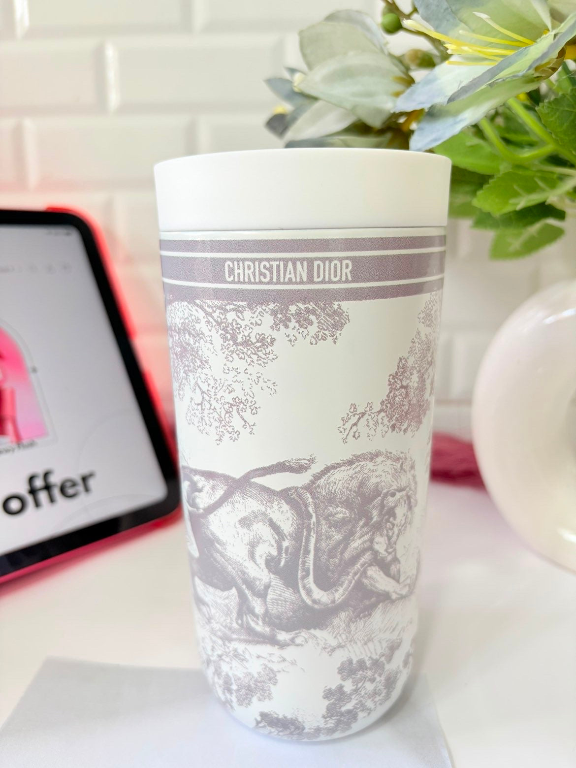 Christian Dior Toile de Jouy Insulated Tumbler-Limited edition
