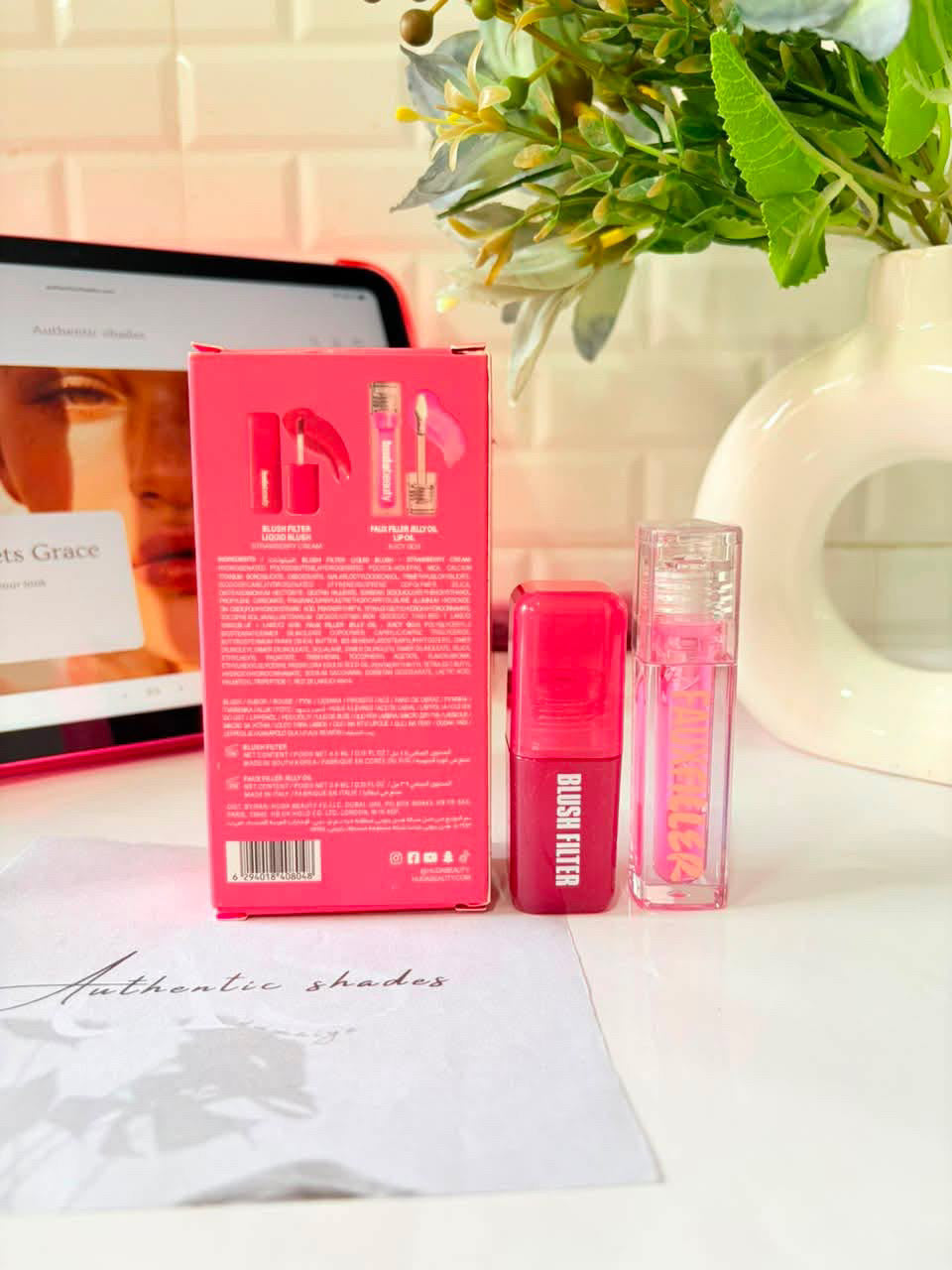 Huda Beauty cheek & lip Duo