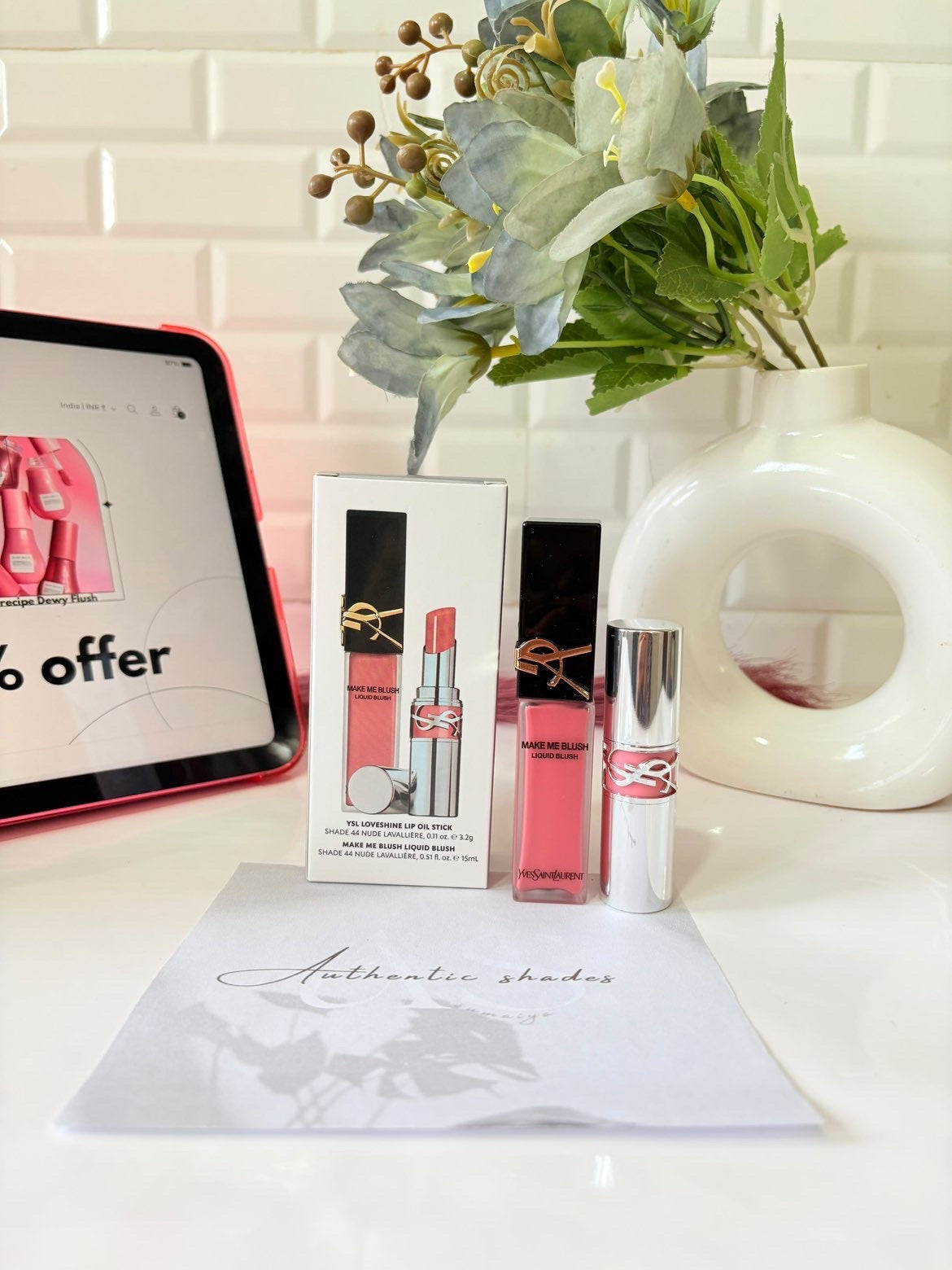 YSL Lip & Blush Gift Set