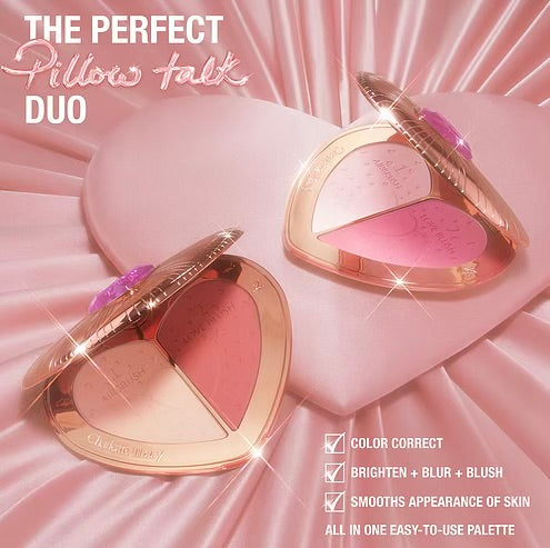 Charlotte Tilbury Beauty Soulmates Face Palette Review – Heart-Shaped Glow Duo