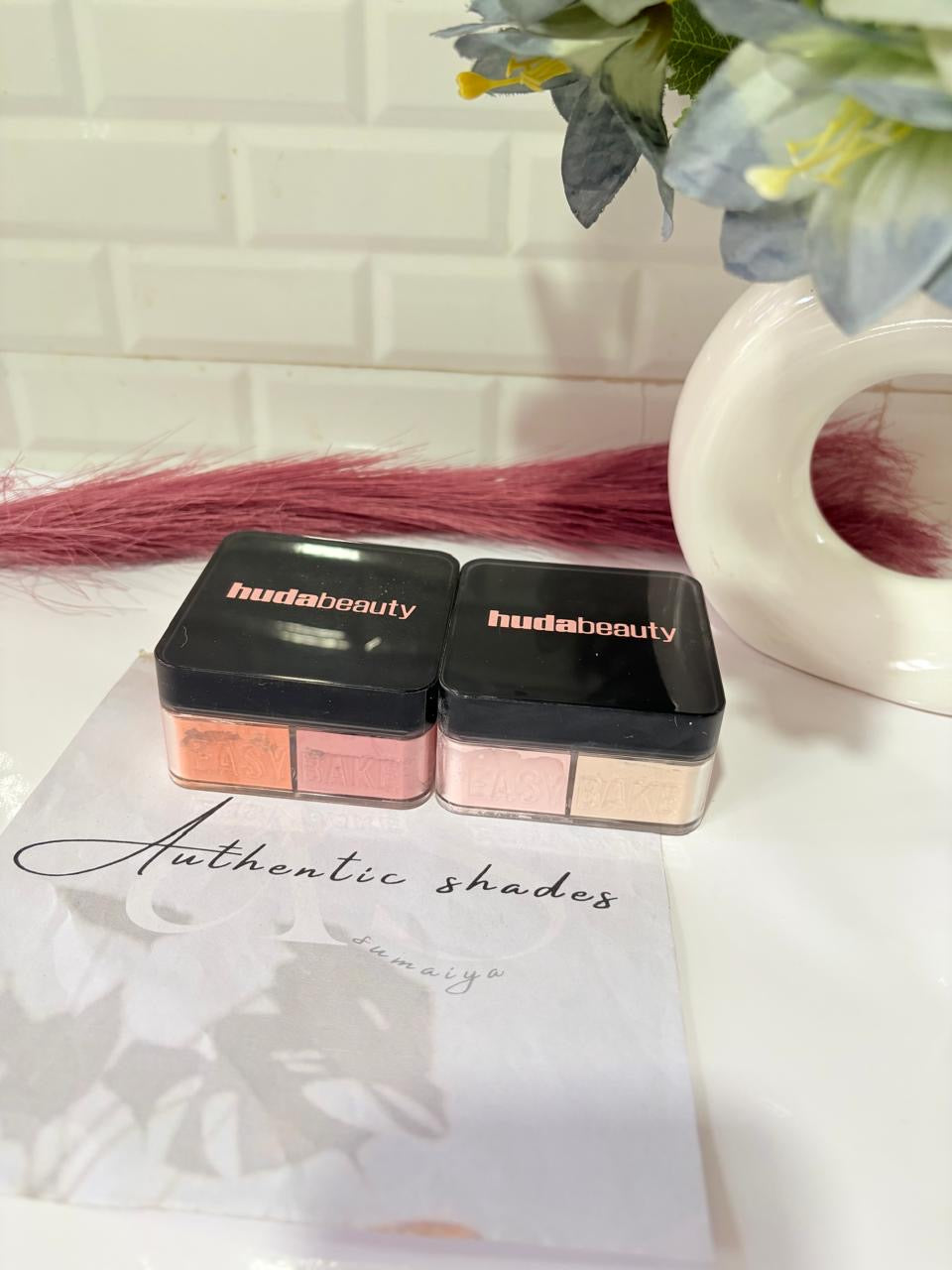 Huda Beauty Easy Bake Duo Loose Powder – Authentic shades
