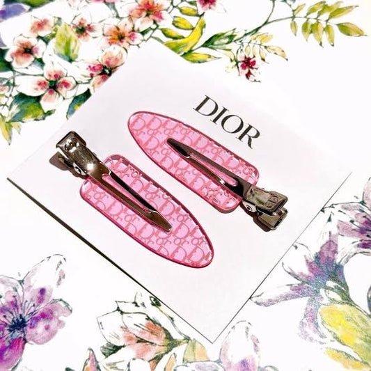 Dior hair clips