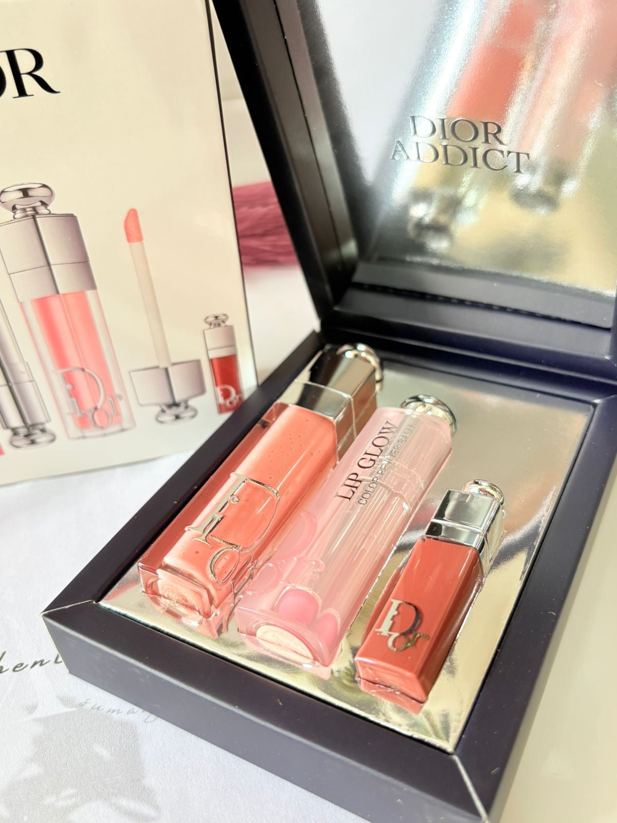 DIOR ADDICT NATURAL GLOW SET- 3 PRODUCTS (6 set)