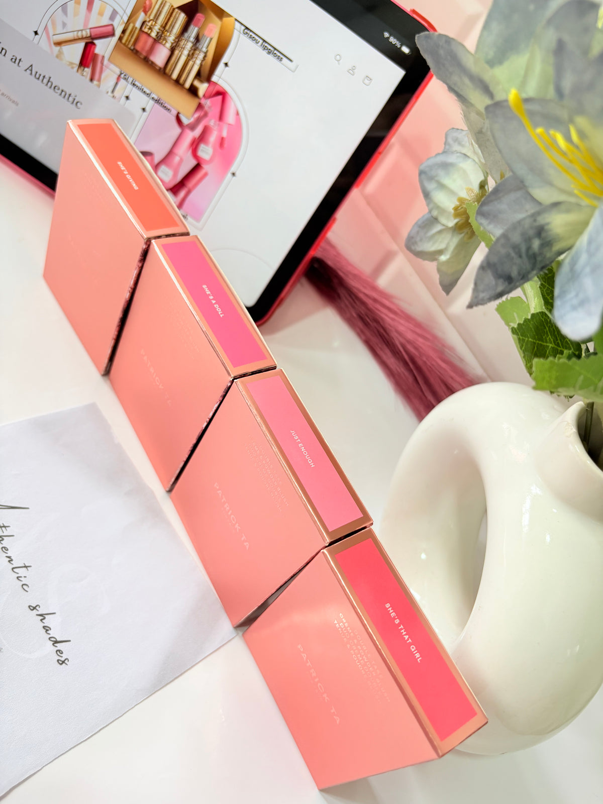 Patrick Ta Double Take Cream & Powder Blush duo