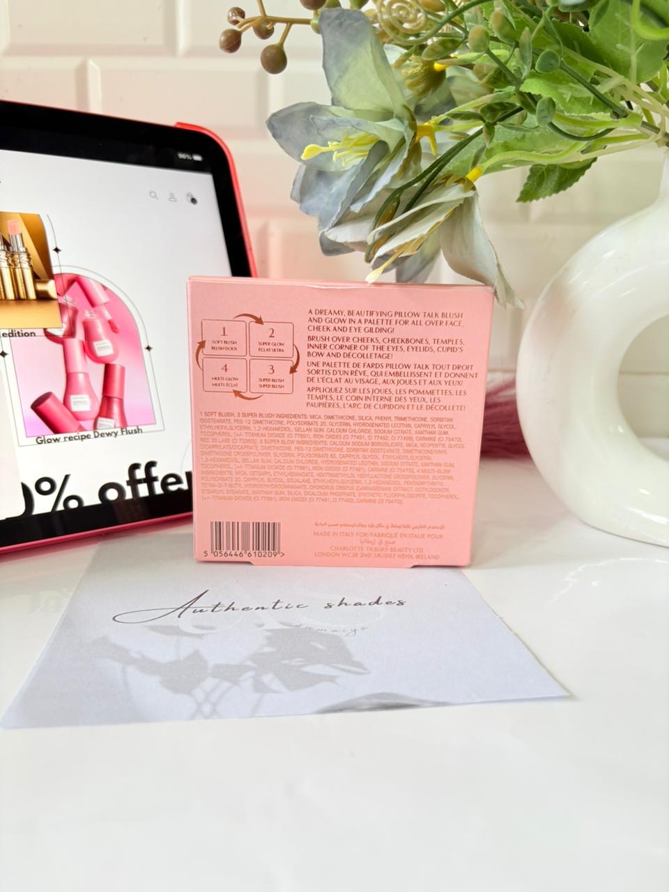 Charlotte pillow talk face palette