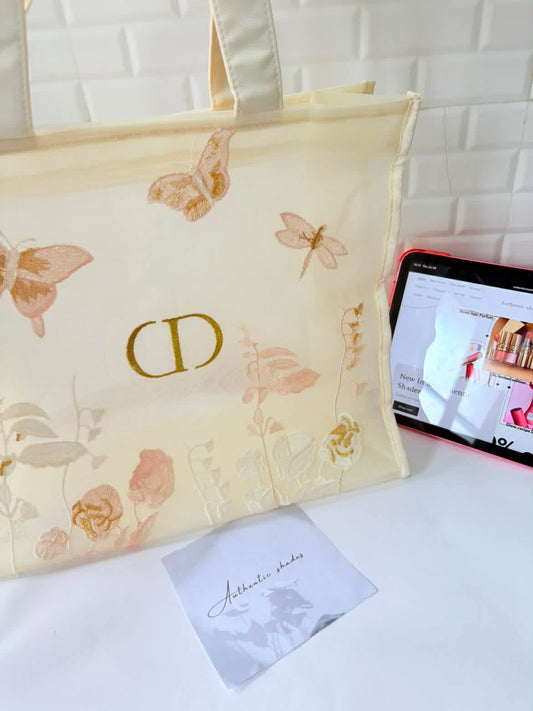 Dior mesh tote bag