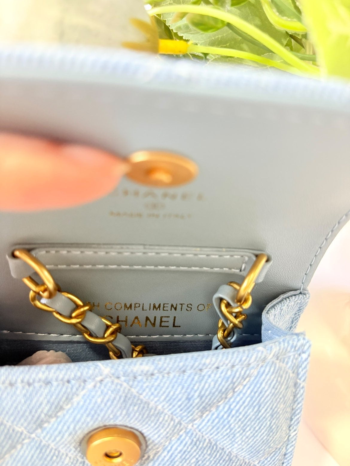 Chanel Denim Crossbody Bag