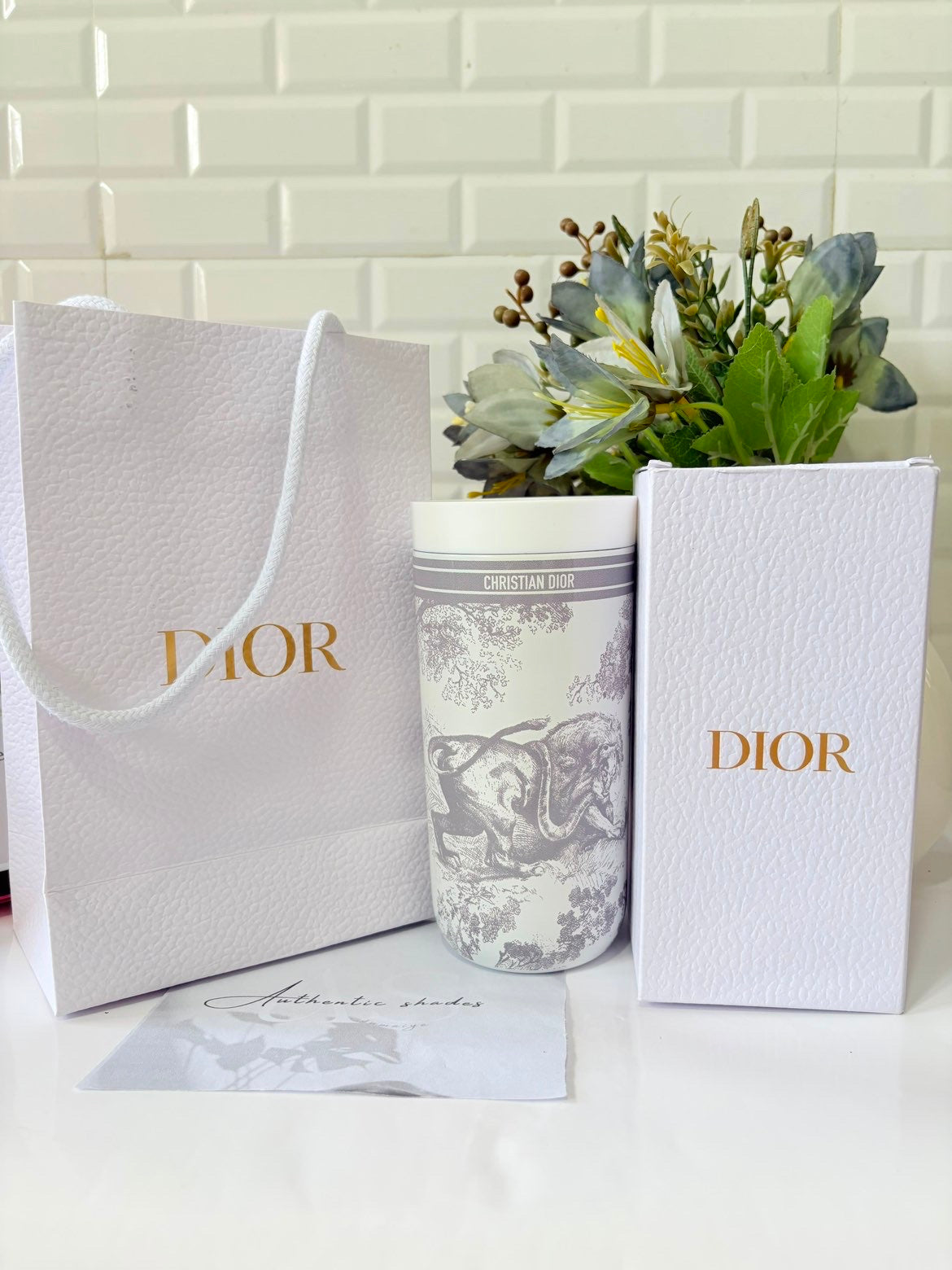 Christian Dior Toile de Jouy Insulated Tumbler-Limited edition