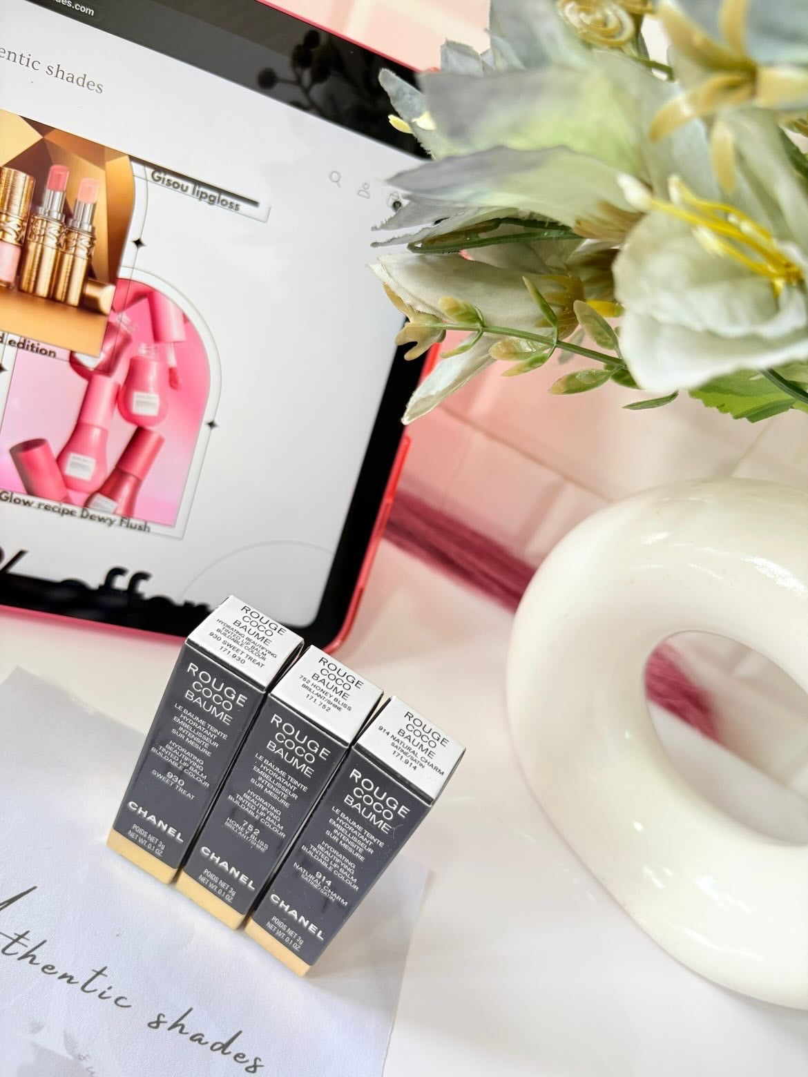 CHANEL Rouge Coco lip balms
