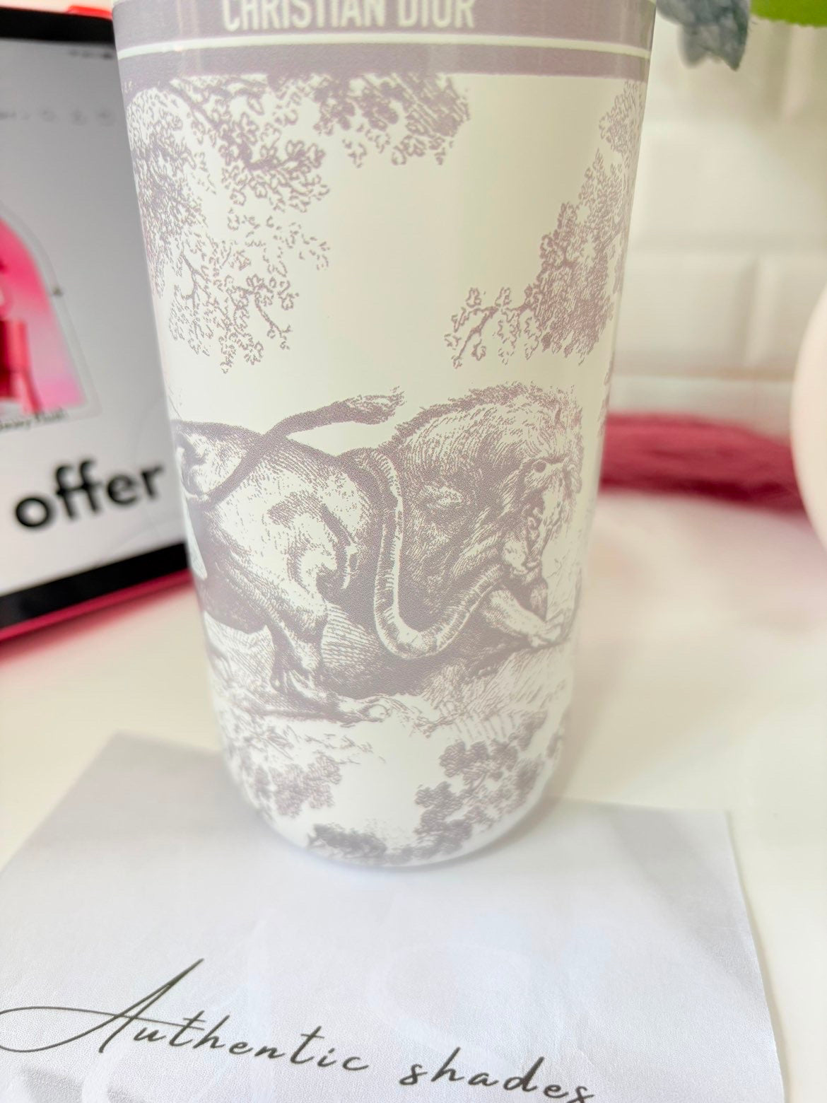 Christian Dior Toile de Jouy Insulated Tumbler-Limited edition