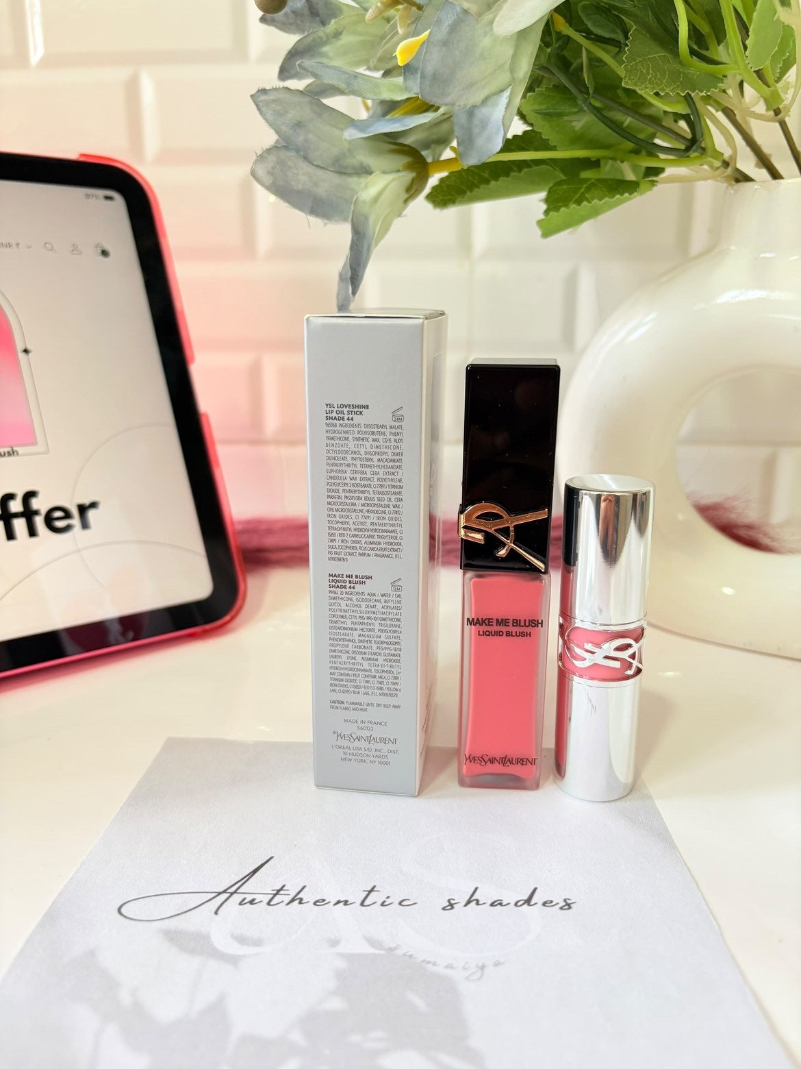 YSL Lip & Blush Gift Set