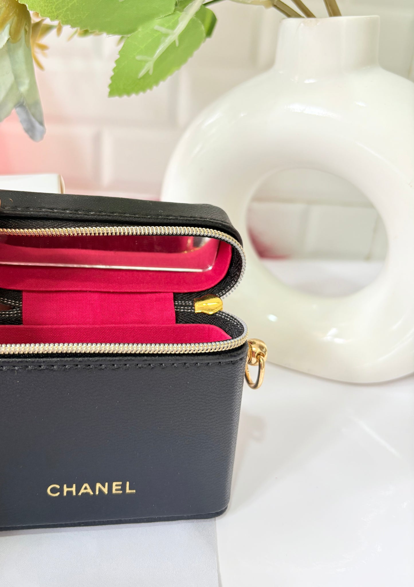 Chanel novelty makeup gift bag
