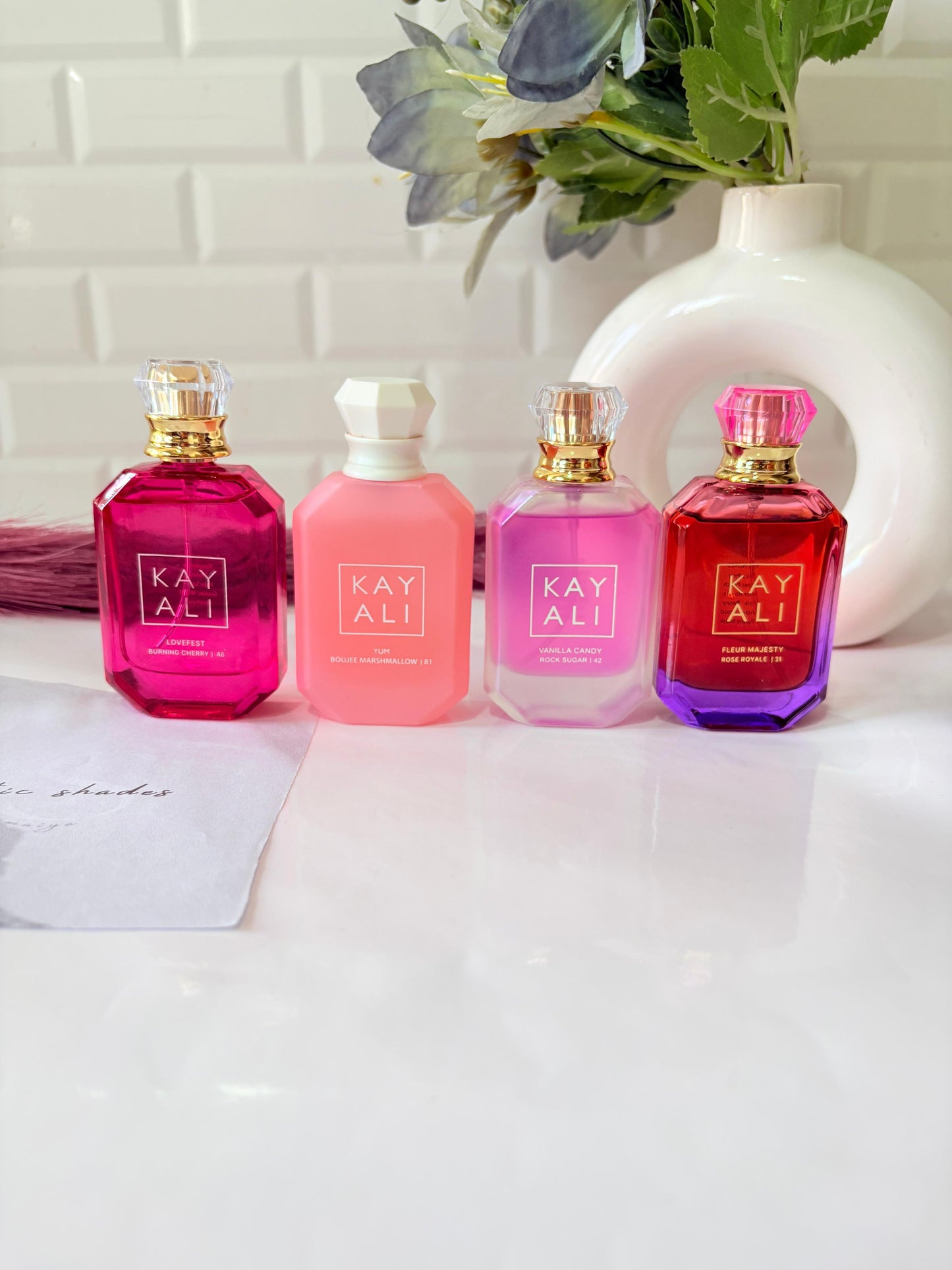 Kayali Fragrances perfume set