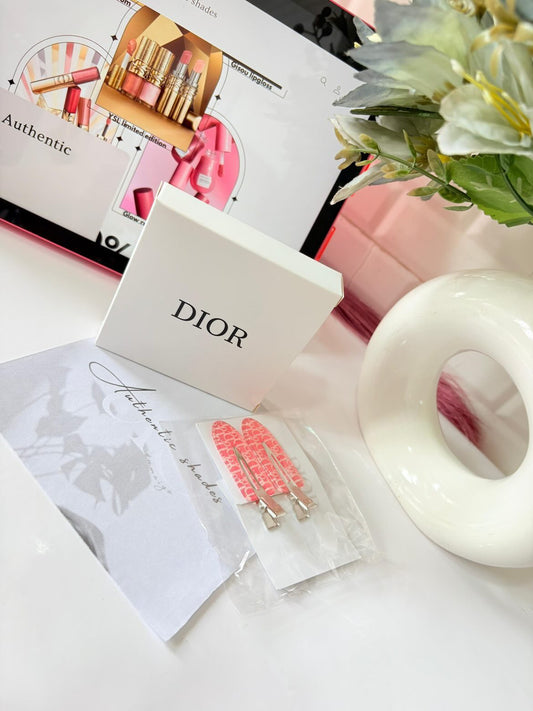 Dior hair clips