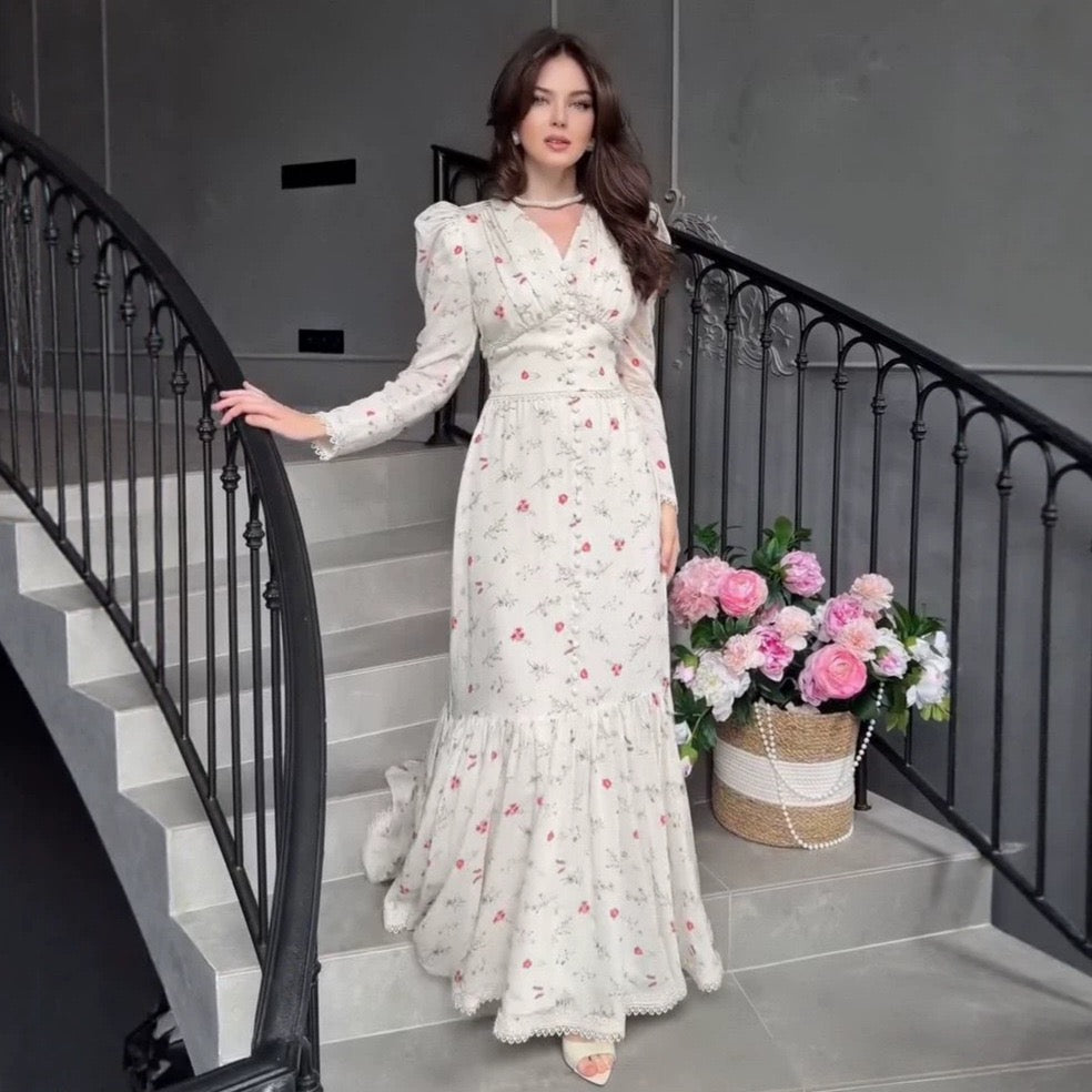 Floral Elegance Maxi Dress