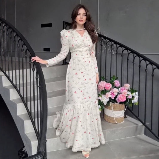 Floral Elegance Maxi Dress