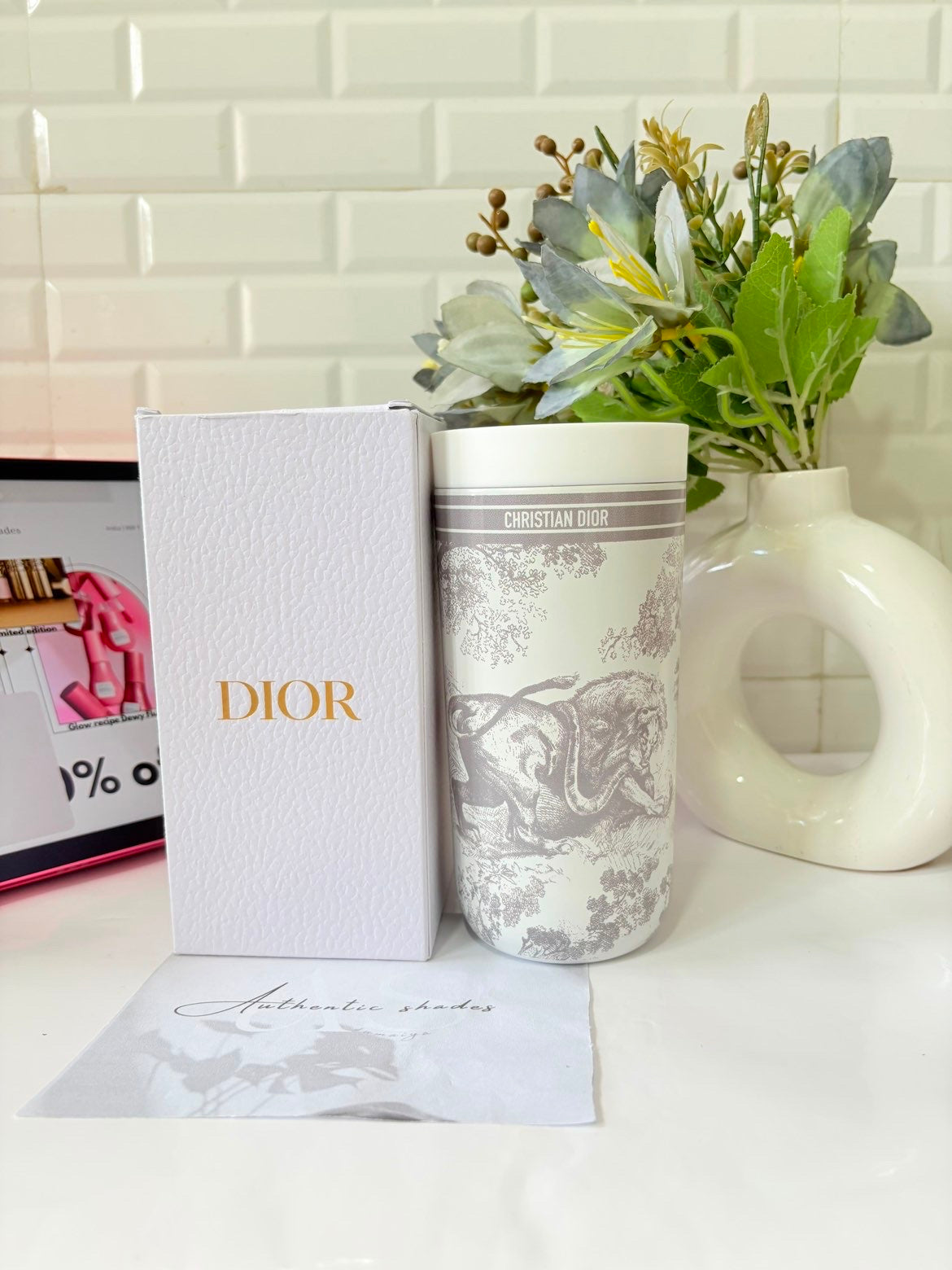 Christian Dior Toile de Jouy Insulated Tumbler-Limited edition