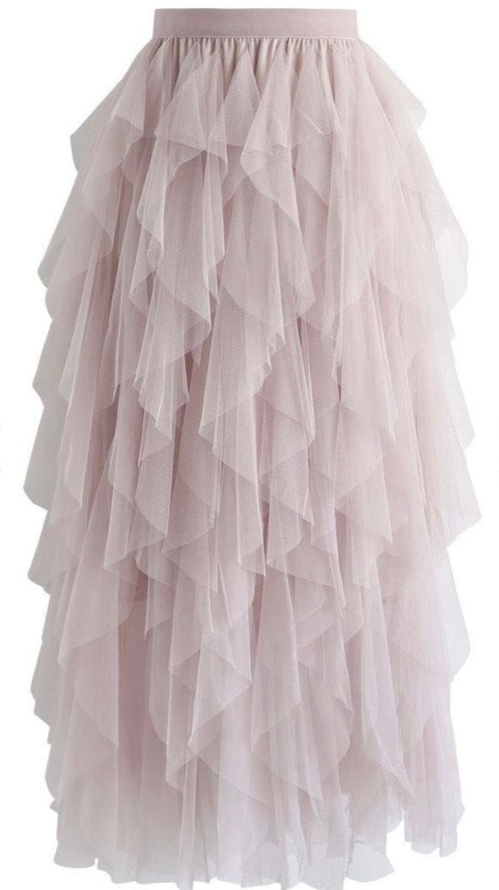 CLEVER ILLUSIONS MESH SKIRT