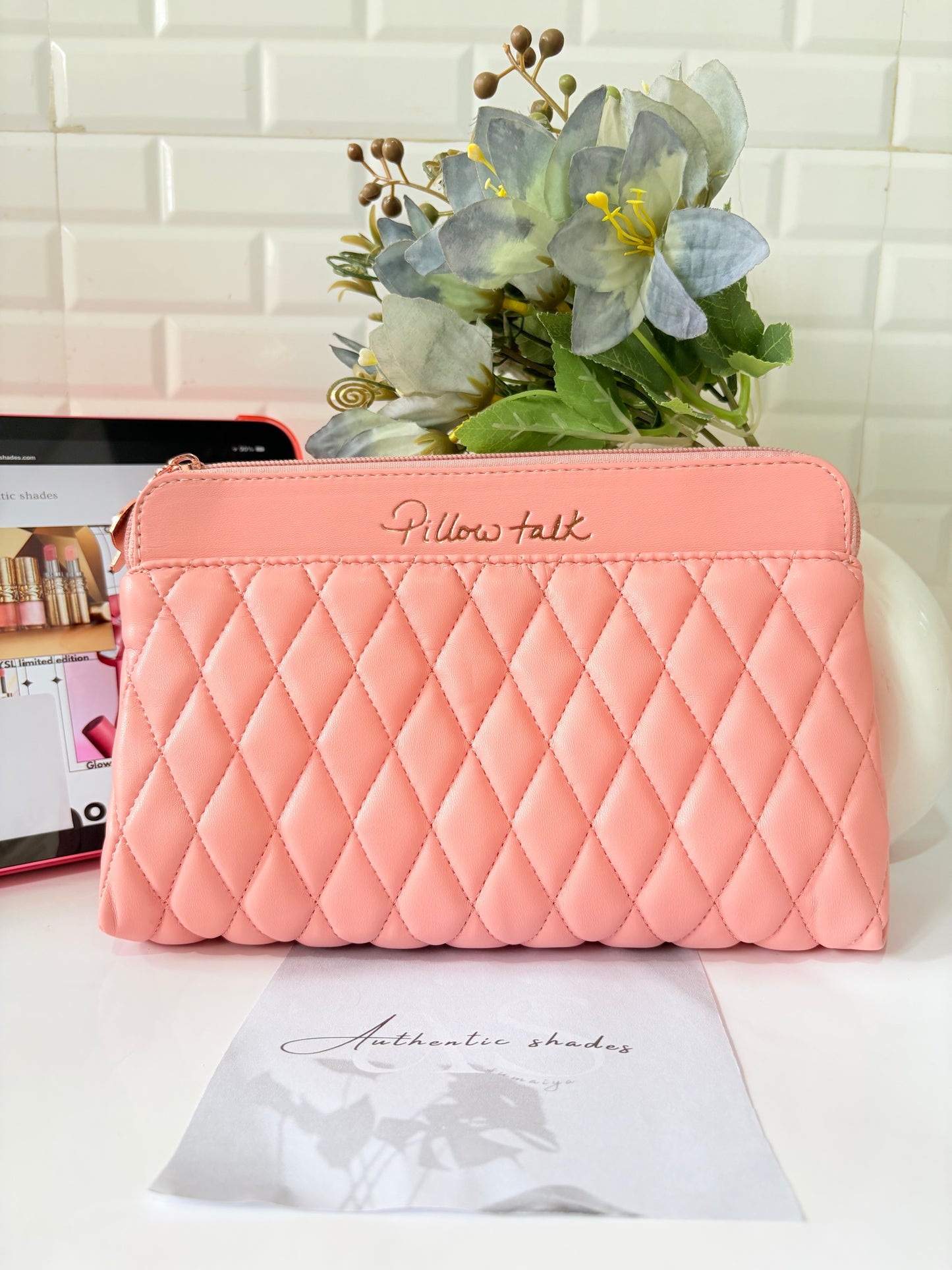 Charlotte Tilbury quilted pouch