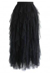 CLEVER ILLUSIONS MESH SKIRT