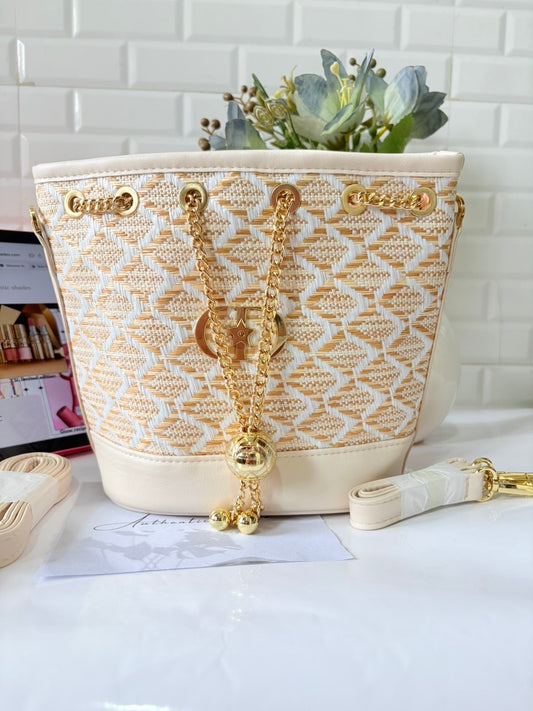 Dior VIP gift woven bucket bag