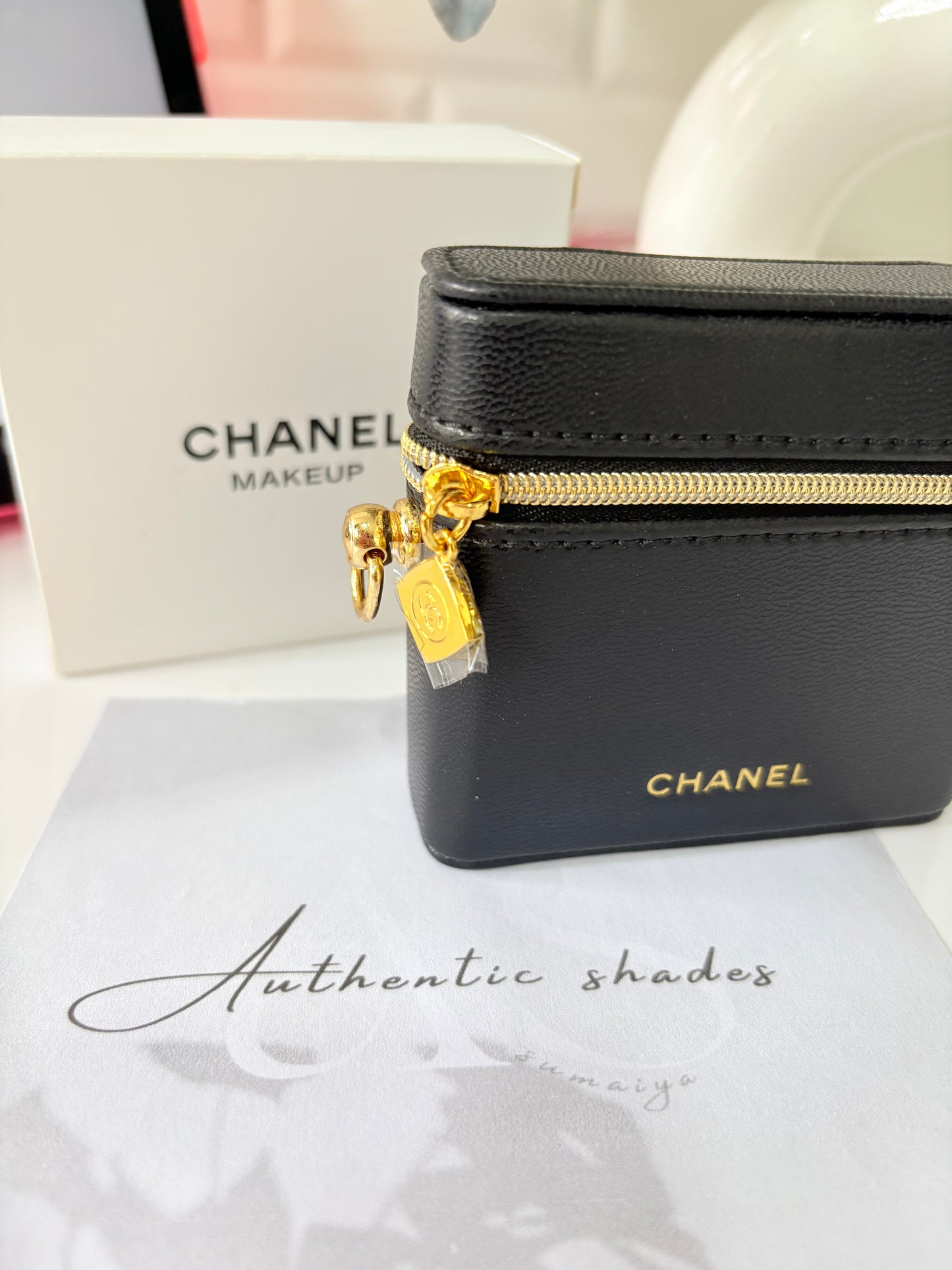 Chanel novelty makeup gift bag