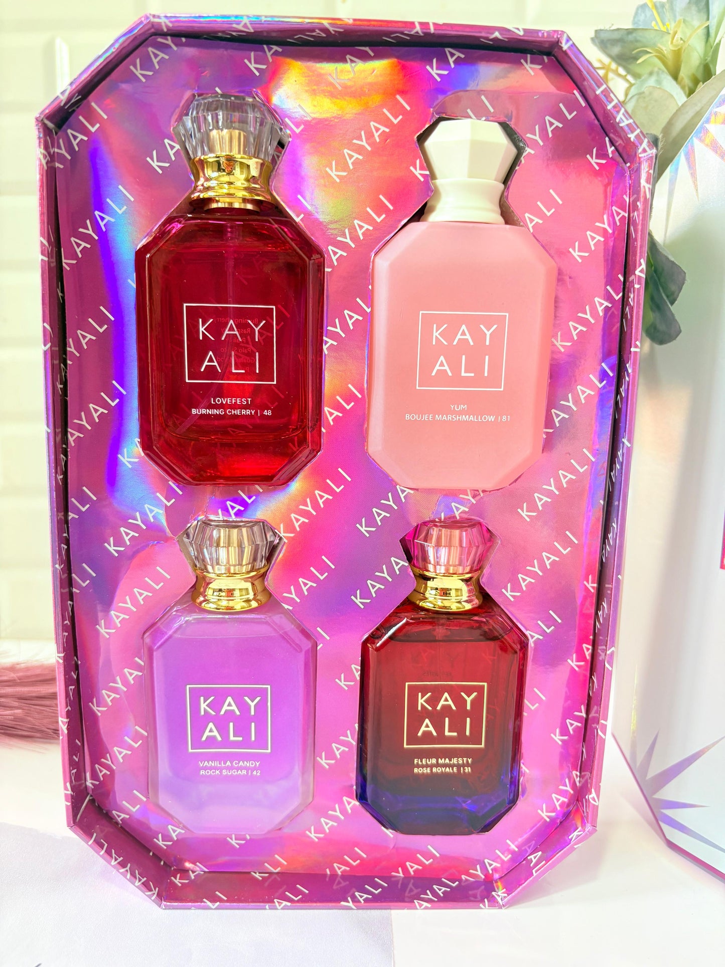 Kayali Fragrances perfume set
