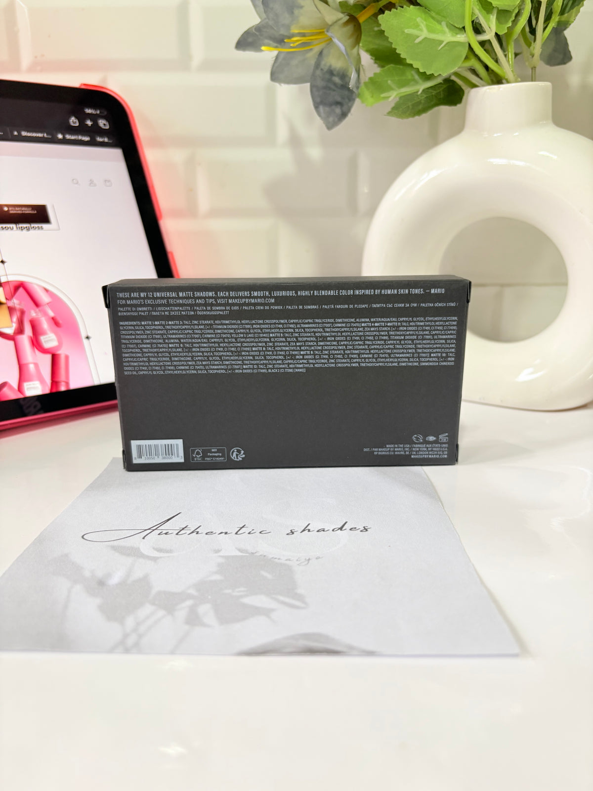 MAKEUP BY MARIO MASTER MATTES EYESHADOW PALETTE: THE ORIGINAL
