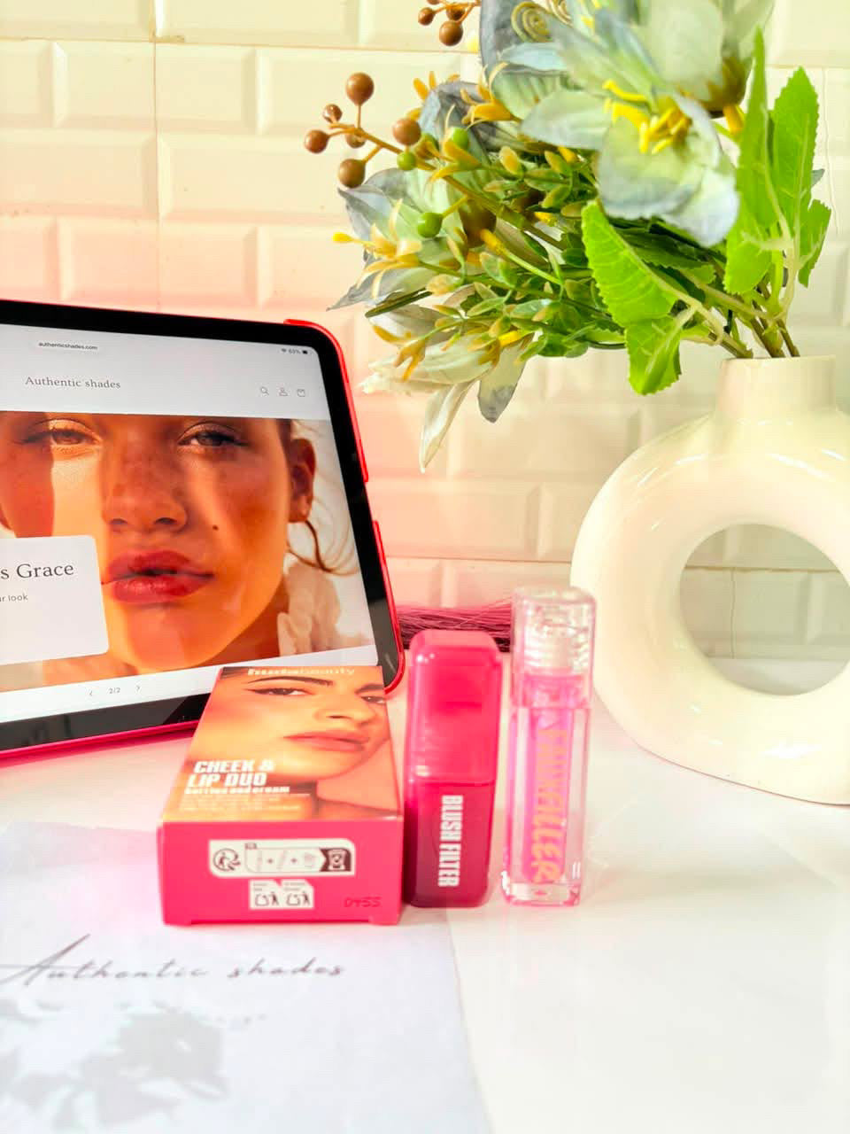 Huda Beauty cheek & lip Duo