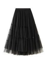 BOW GAUZE CAKE SKIRT