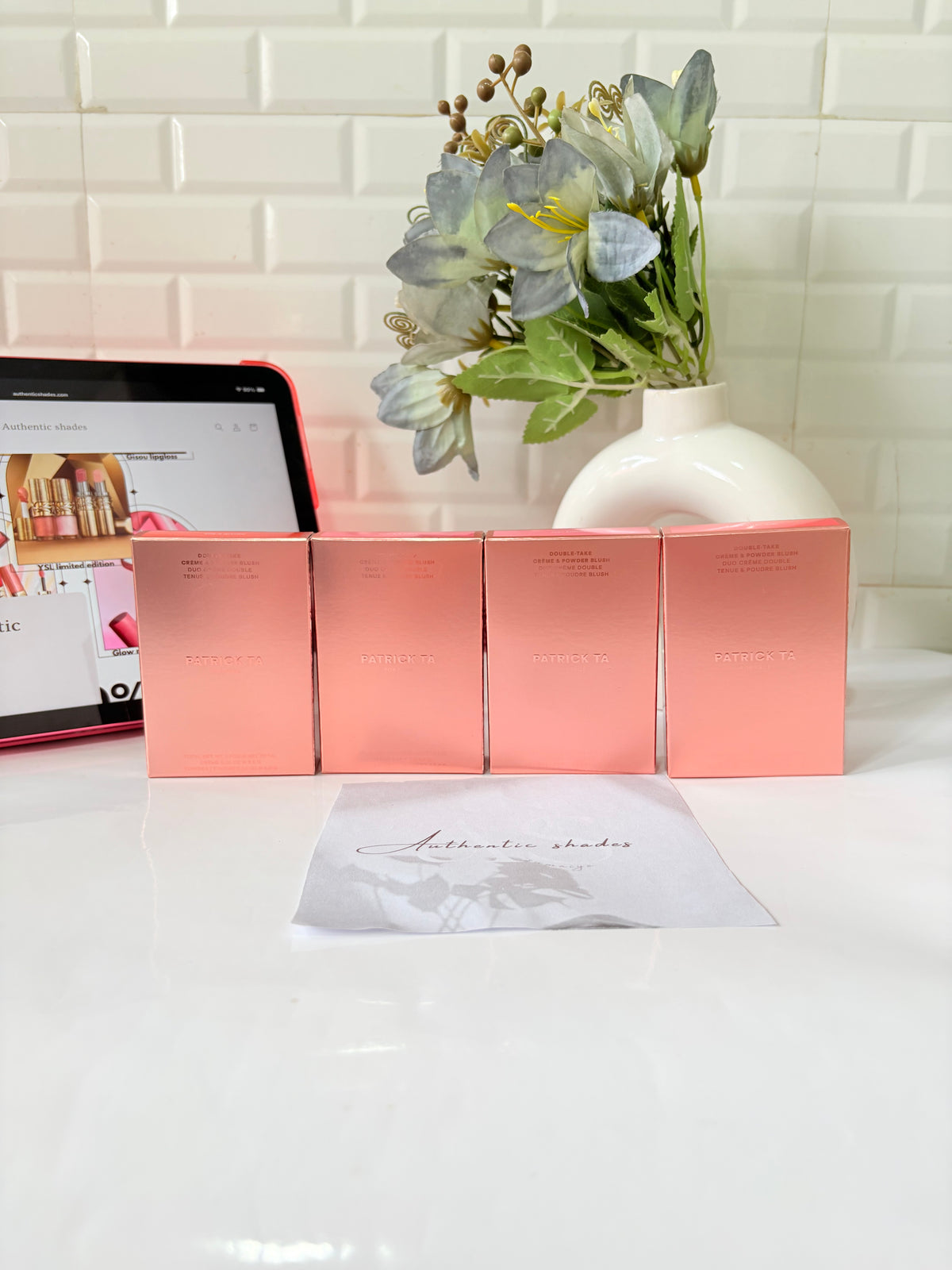 Patrick Ta Double Take Cream & Powder Blush duo