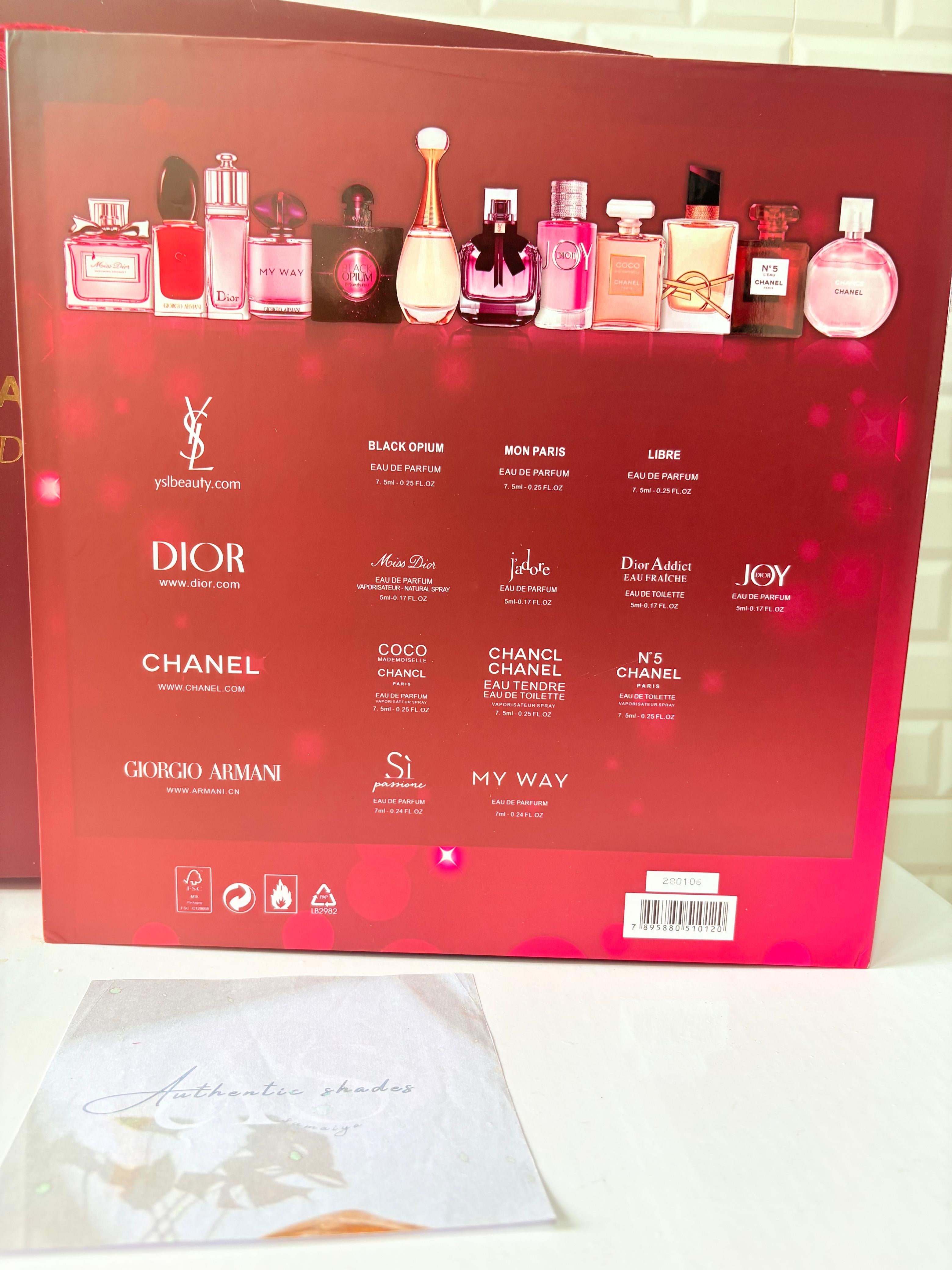 Brand mini Perfumes Set (12 pc) – Authentic shades