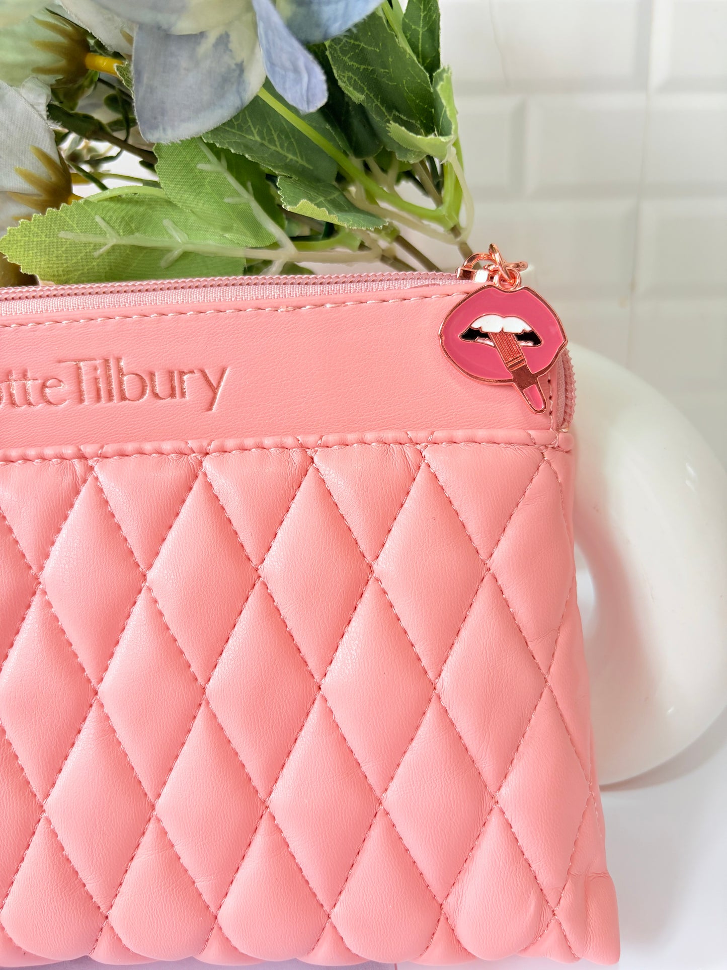 Charlotte Tilbury quilted pouch