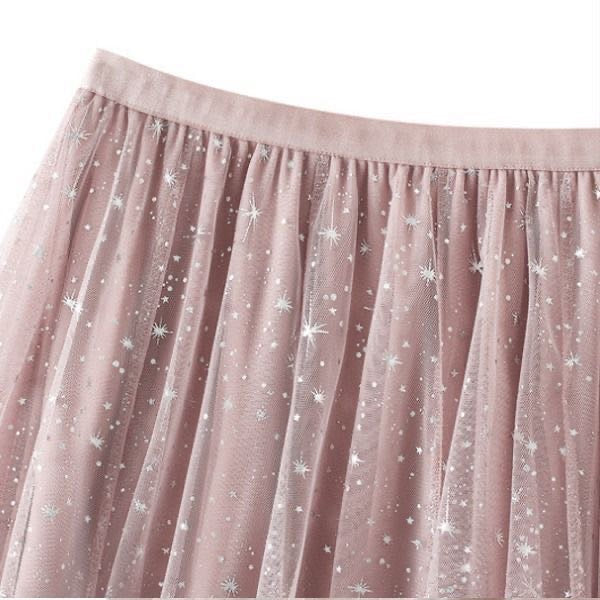 Tulle Skirt Floral Print