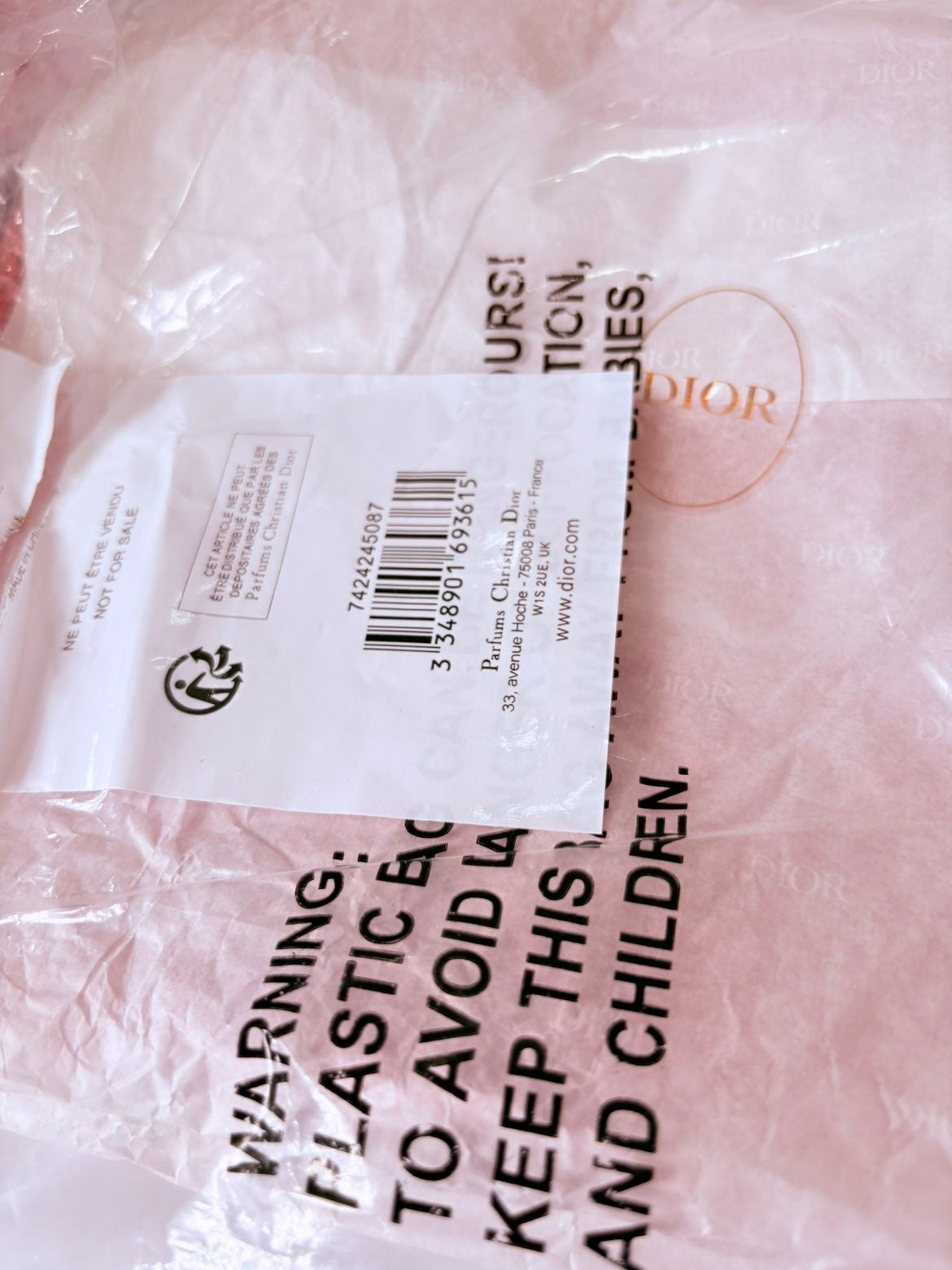 Dior vintage raffia tote bag