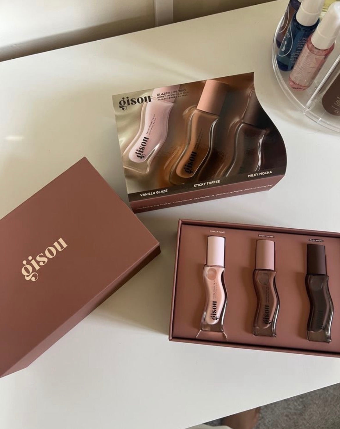 Gisou Glazed Lips Trio