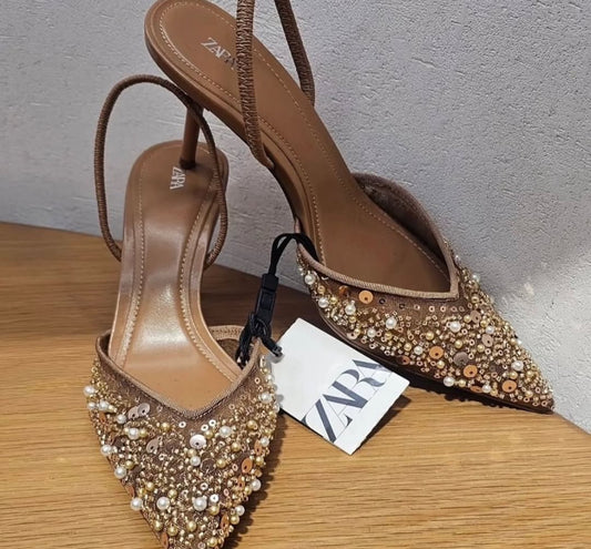 Zara Women's Embellished Heels