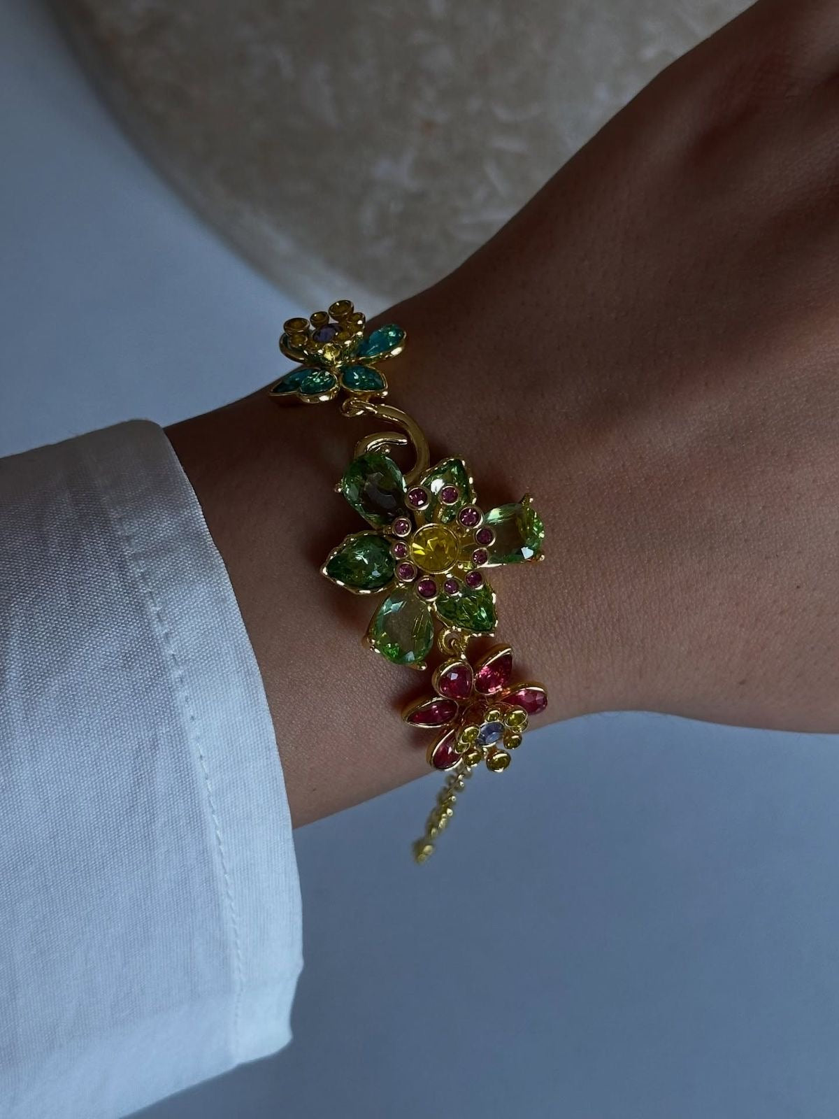 SWAROVSKI Multicolor Idyllia Mixed Cut Flowe