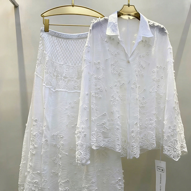 Shirt and skirt set