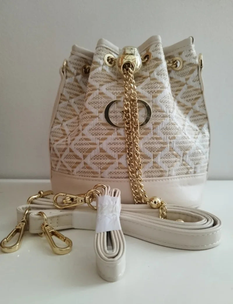 Dior VIP gift woven bucket bag