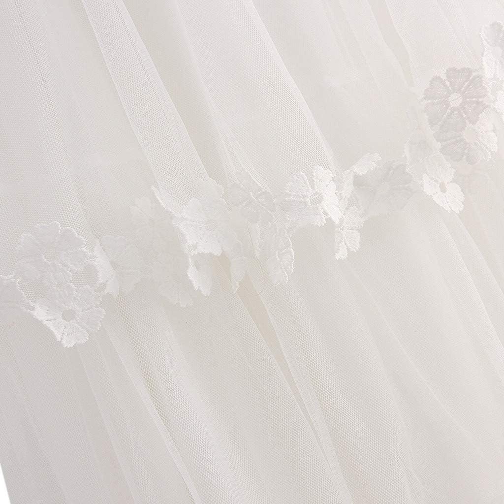 WOZOW Pleated Tulle Skirt Crinkle Tiered Midi Skirts