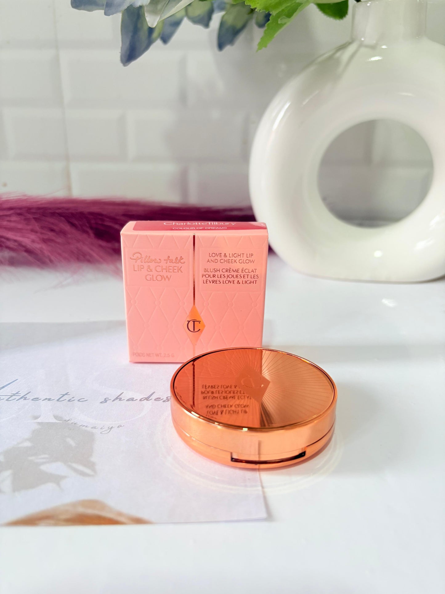 Charlotte tilbury pillow talk lip and cheek glow 2.5 g