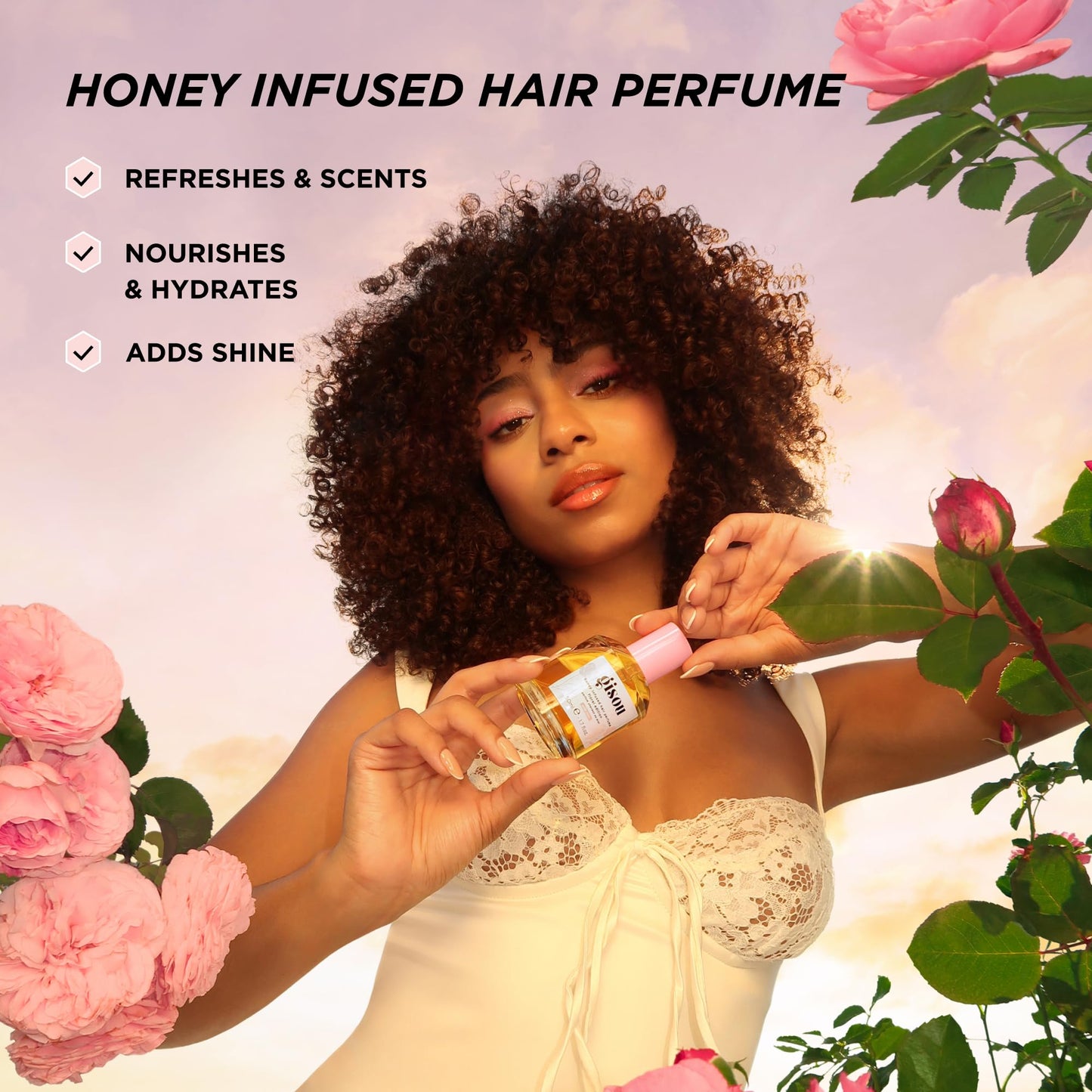 Gisou Honey Infused Hair Perfume 50ml - Lavender Berry
