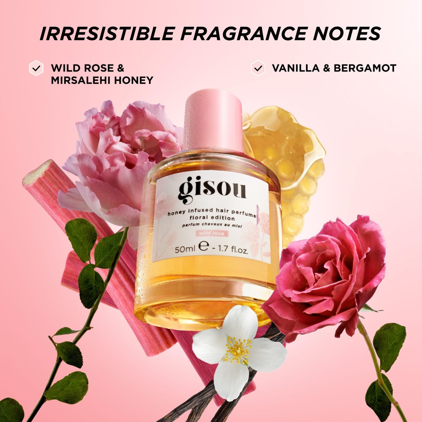 Gisou Honey Infused Hair Perfume 50ml - Lavender Berry